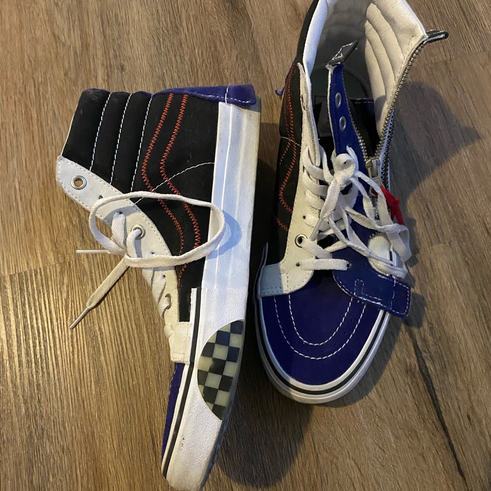 Vans slightly worn.